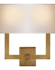 Two-Light Square Tube Sconce