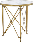 Spencer London Round Brass Centre Table