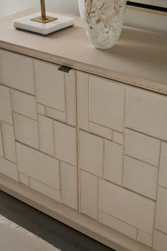 Amelia Credenza with Wall Paper