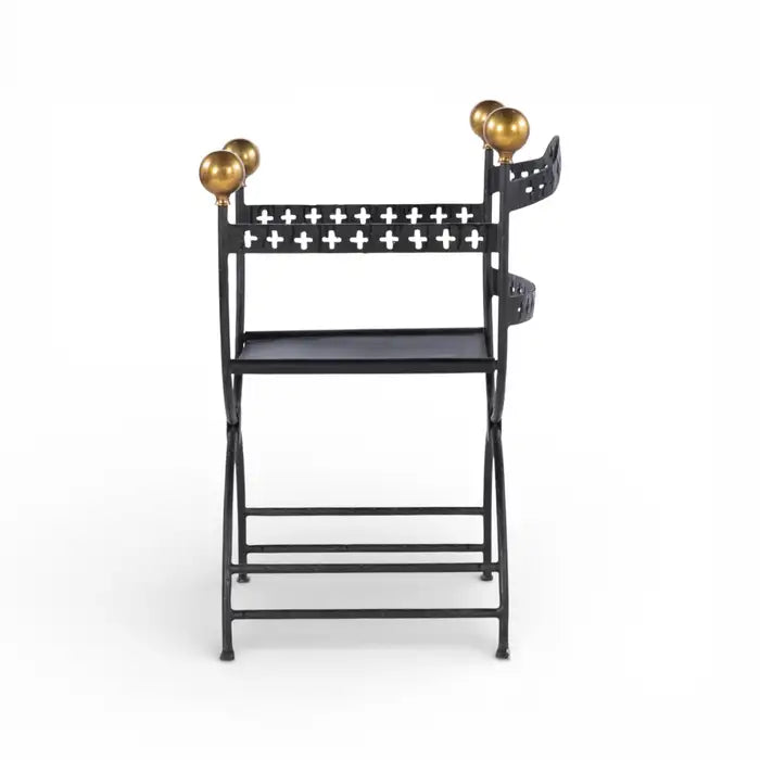 Dante Iron Savonarola Chair