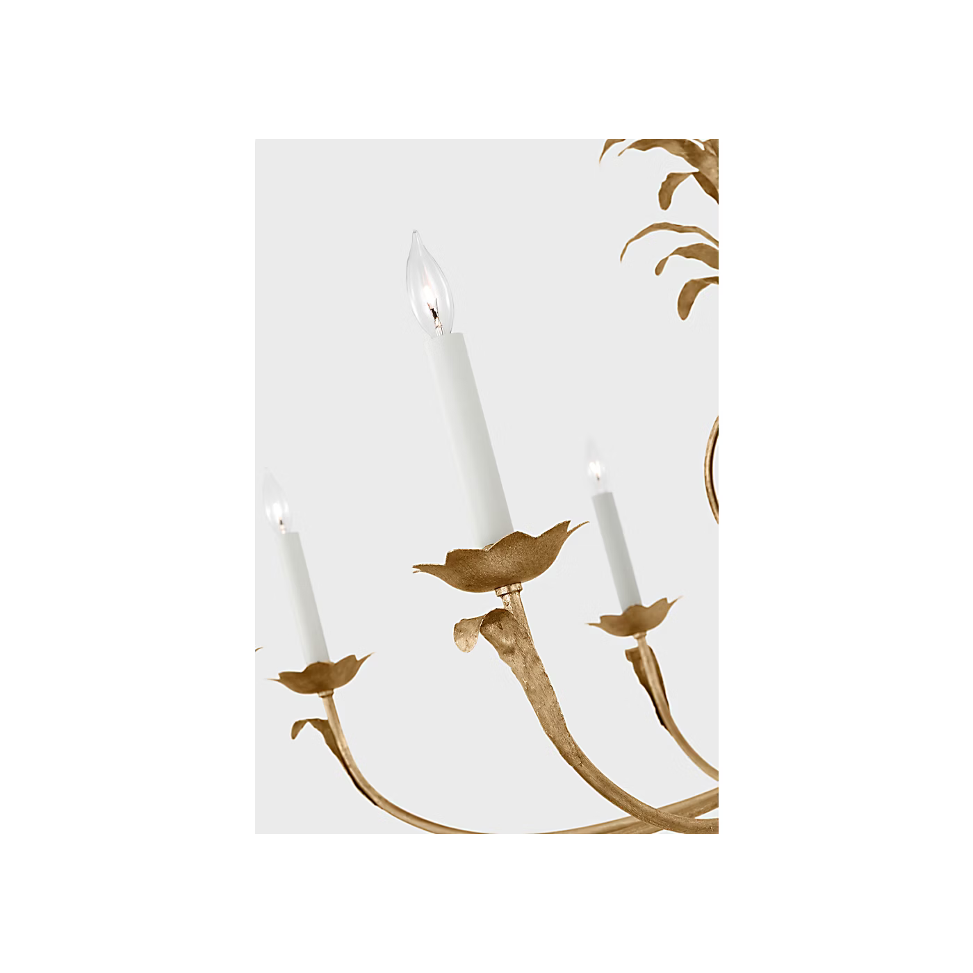 Gramercy Chandelier in Gilded Iron