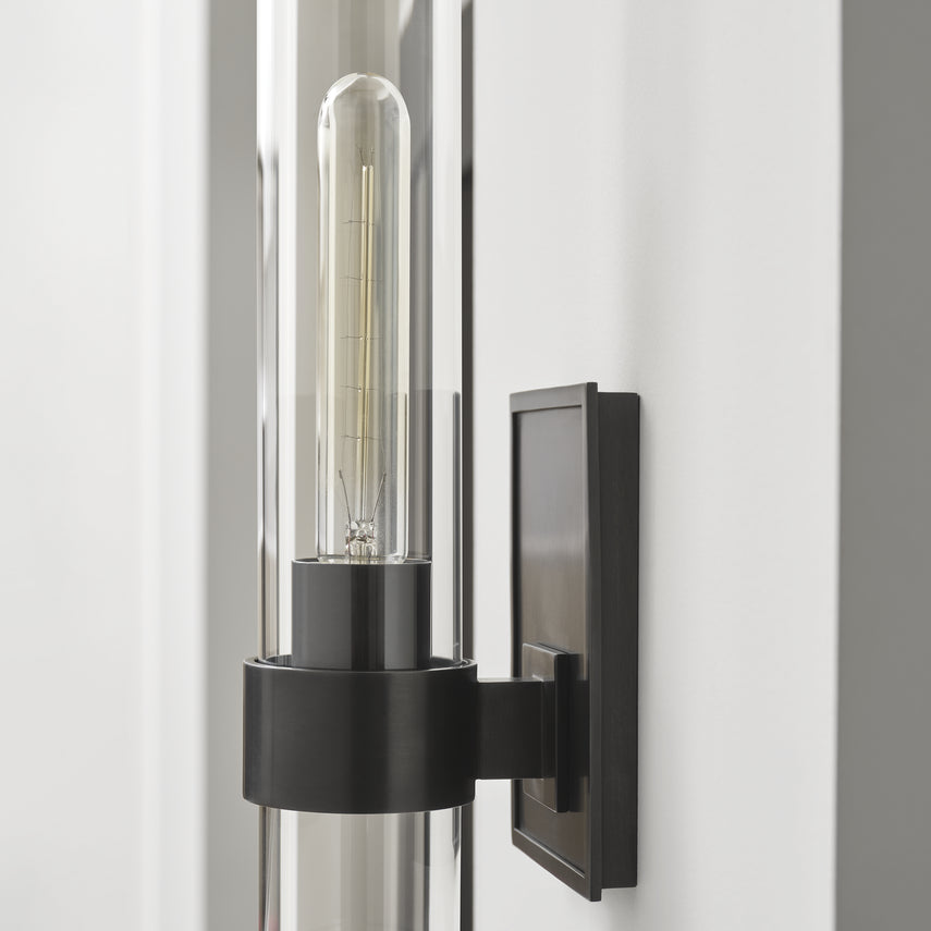 Presidio Outdoor Sconce with Clear Glass