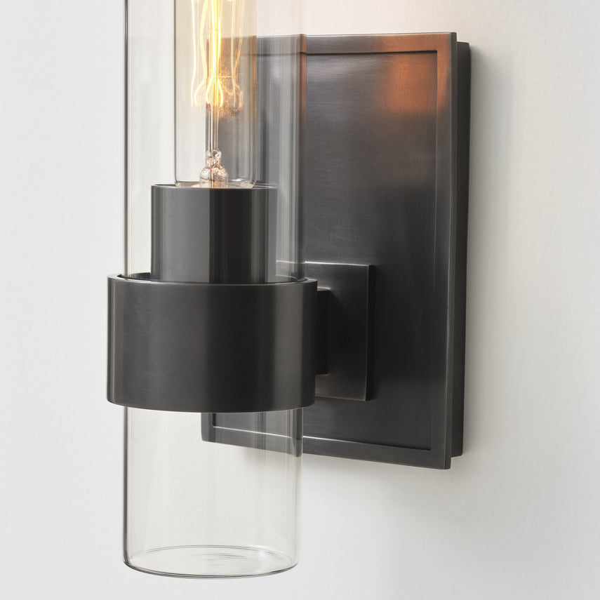 Presidio Outdoor Sconce with Clear Glass