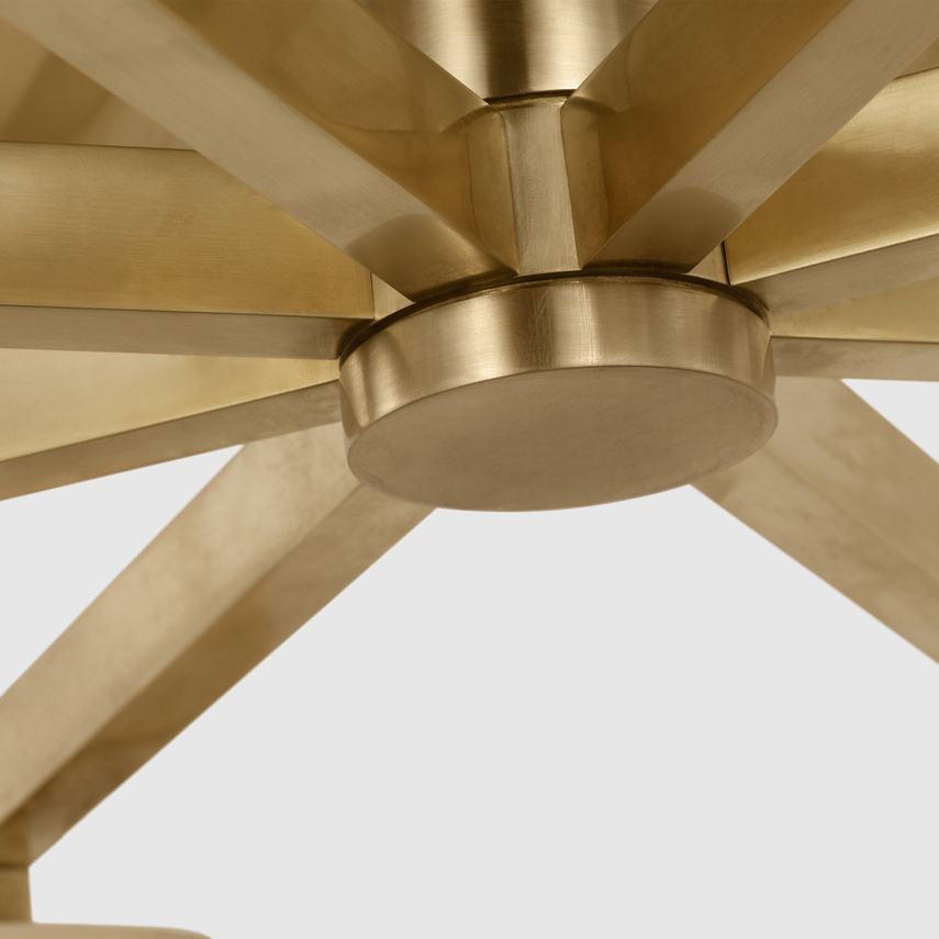 Pedra Extra Large Staggered Arm Flush Mount