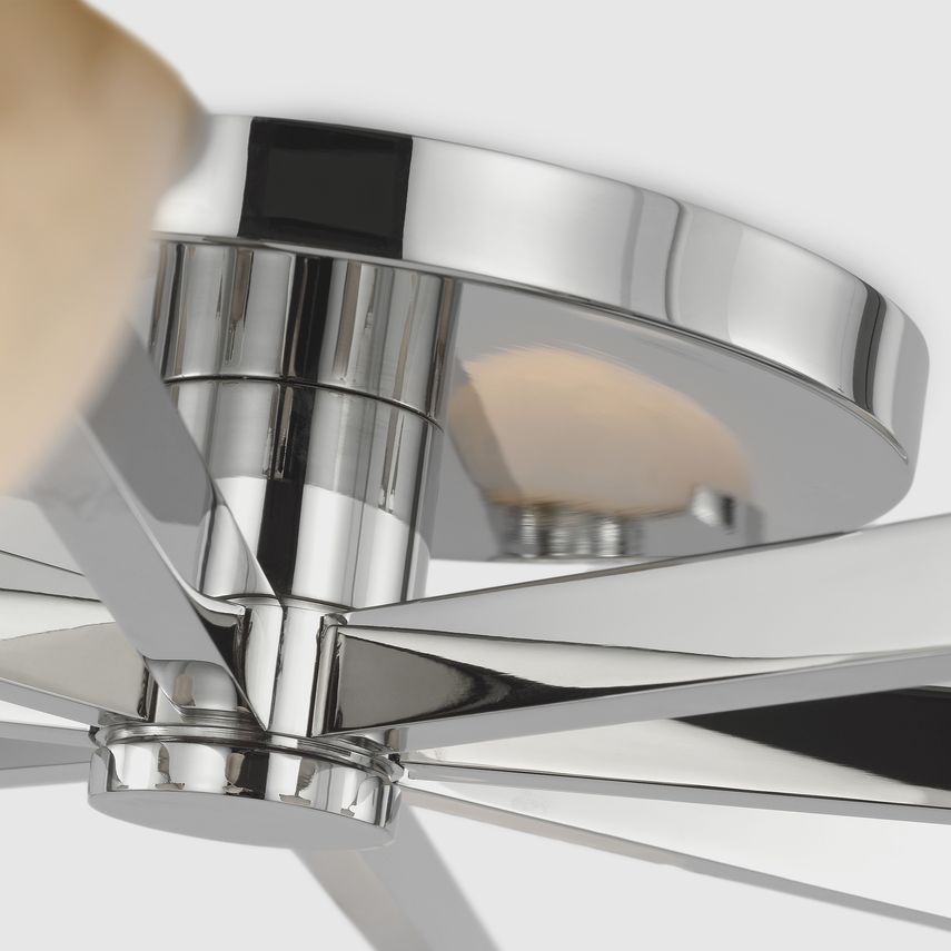 Pedra Extra Large Staggered Arm Flush Mount