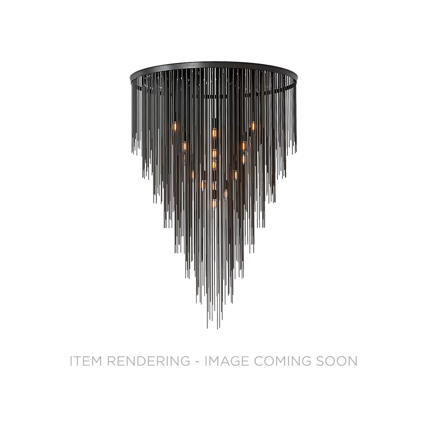 Strada 40"x 60"Cascading Flush Chandelier