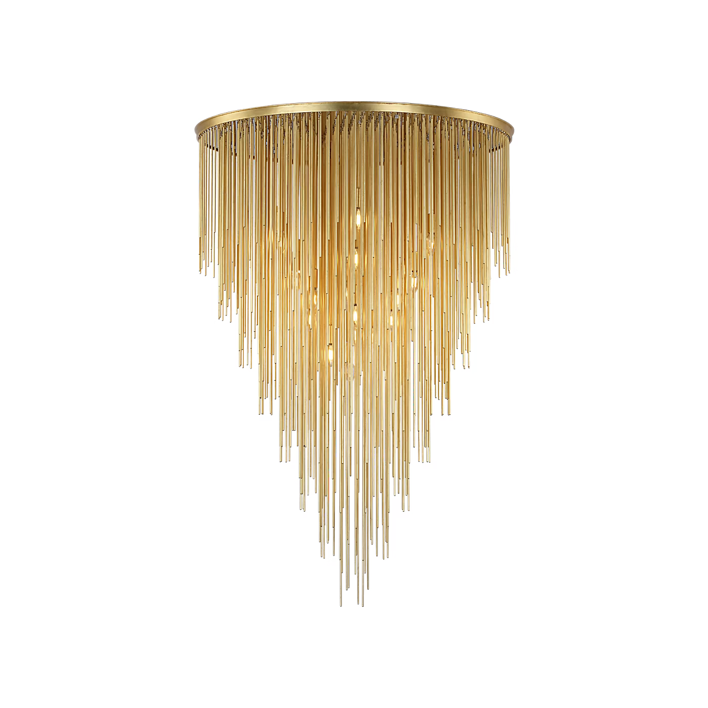 Strada 40"x 60"Cascading Flush Chandelier