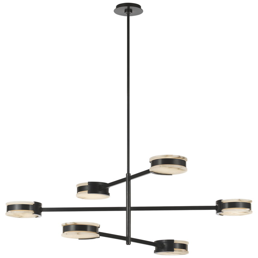 Melange 48&quot; Multi-Positional Chandelier