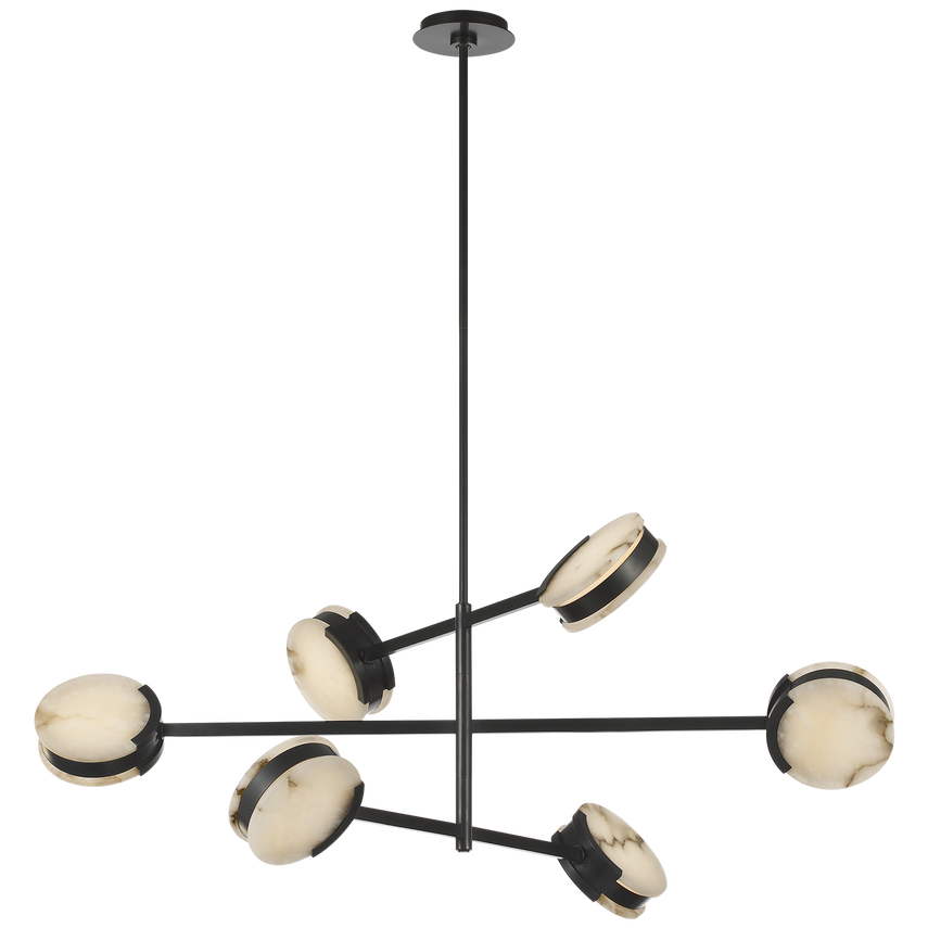 Melange 48&quot; Multi-Positional Chandelier