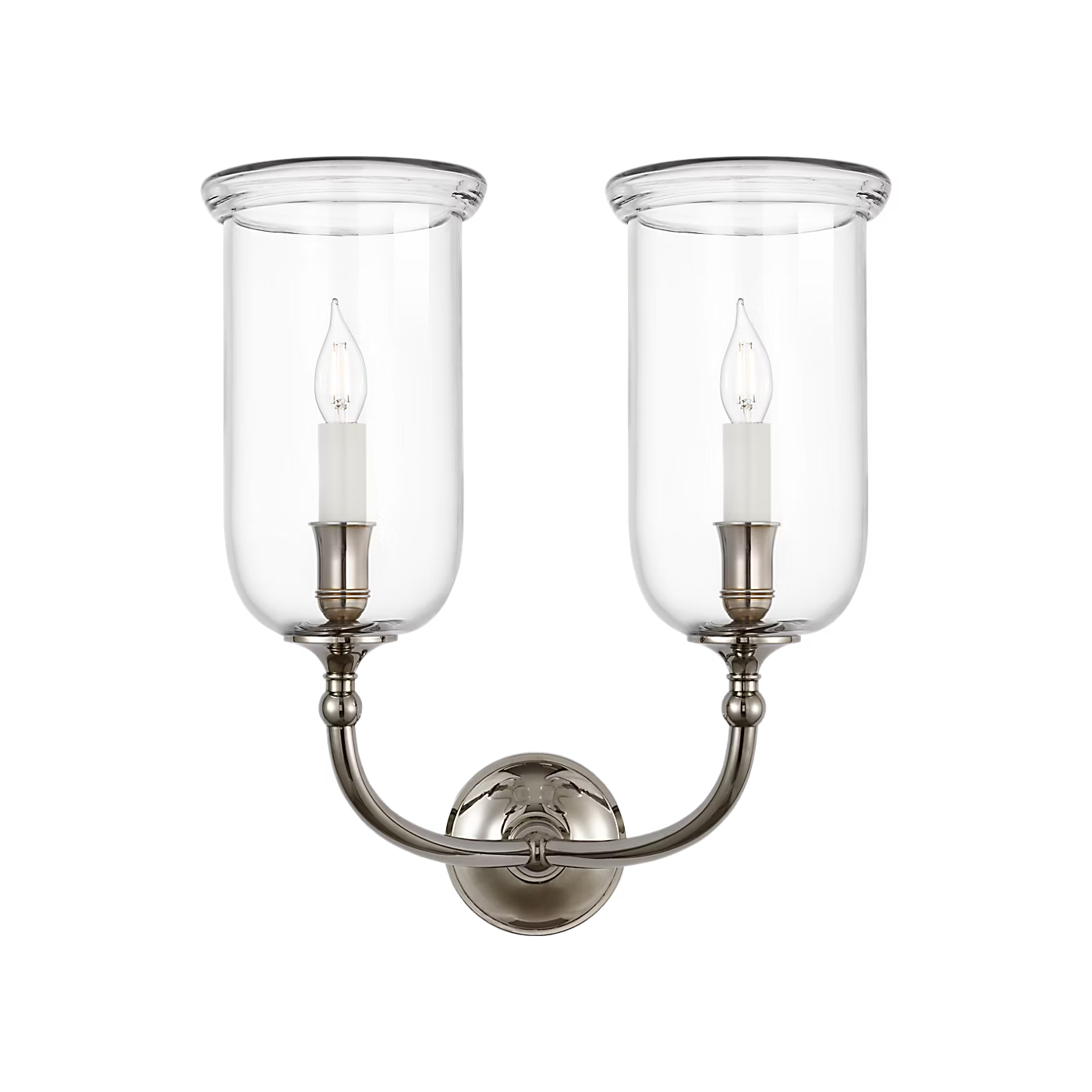 Embers 20" Double Hurricane Sconce
