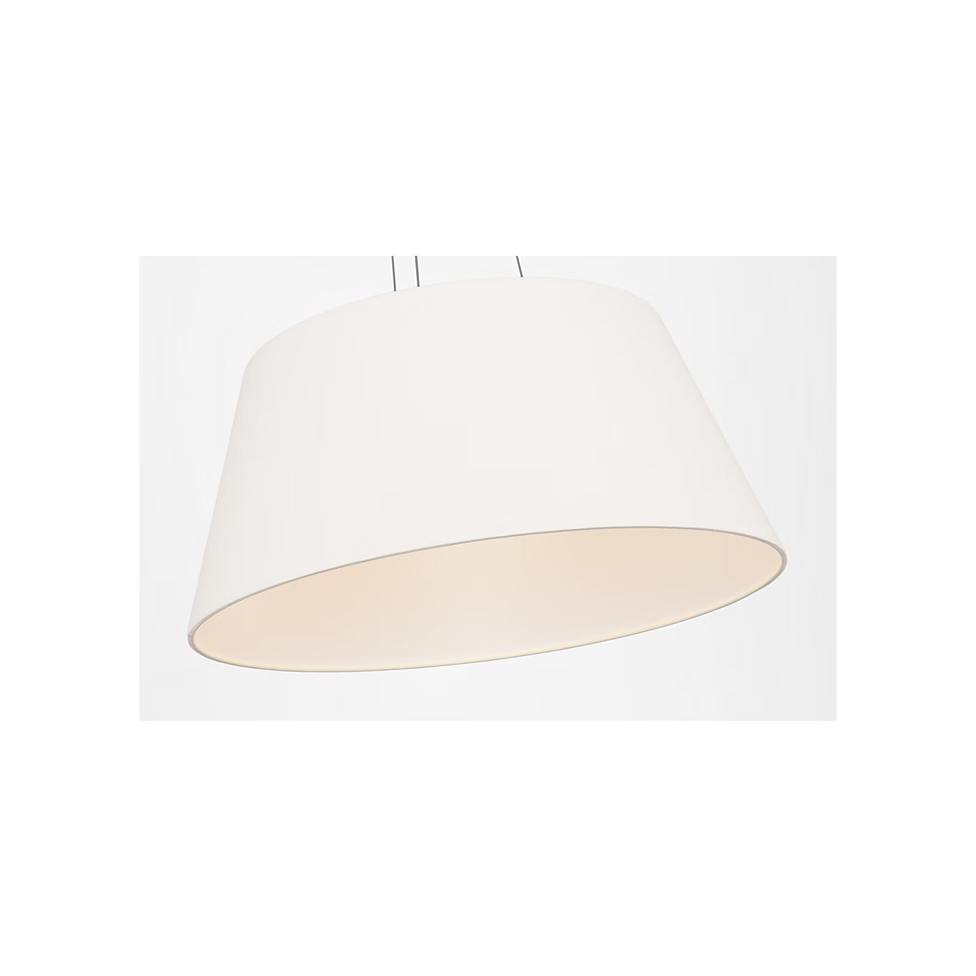 Caufield 29" Hanging Shade in Matte White by Schumacher