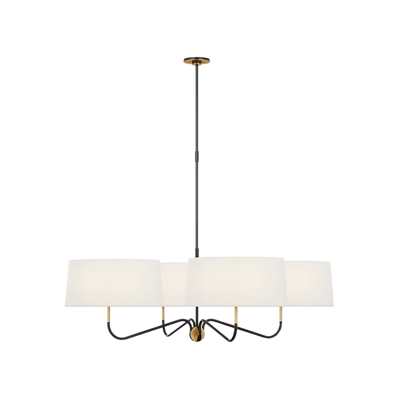Canto Extra Large Four Arm Chandelier