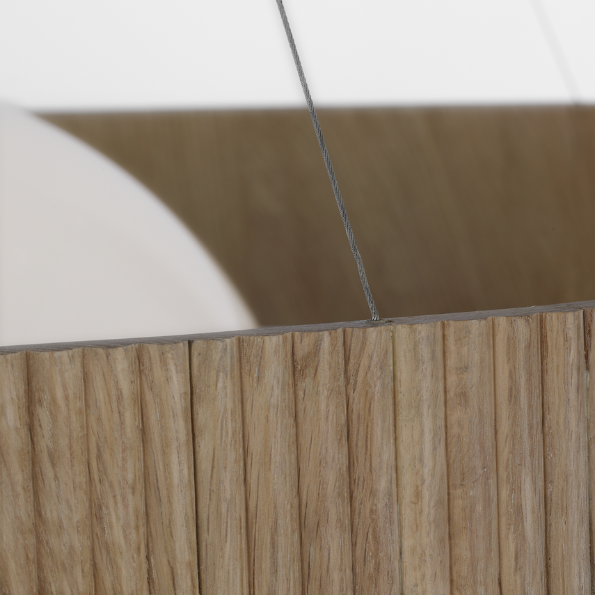 Arena 53&quot; Ring and Globe Chandelier