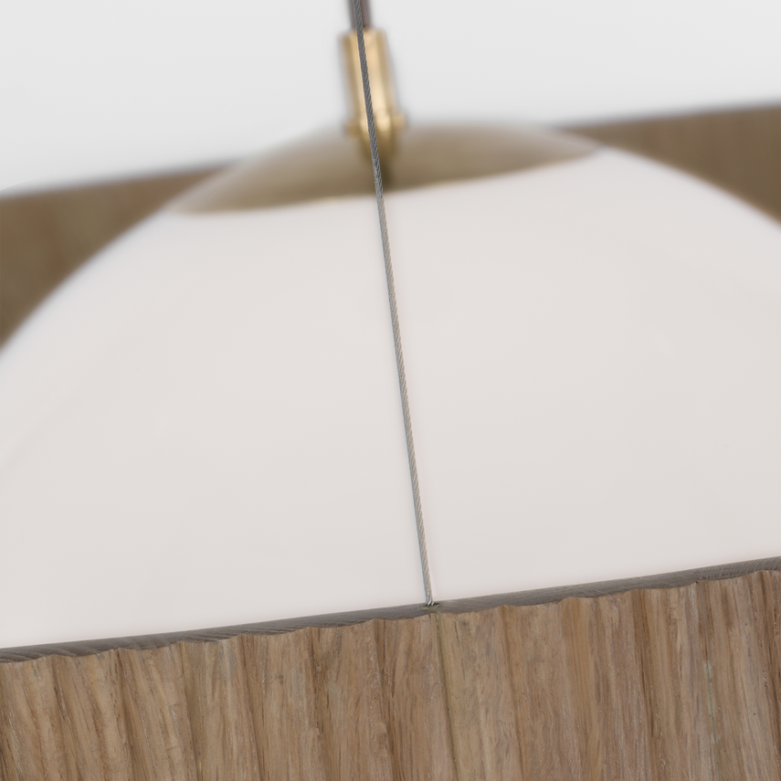 Arena 53&quot; Ring and Globe Chandelier