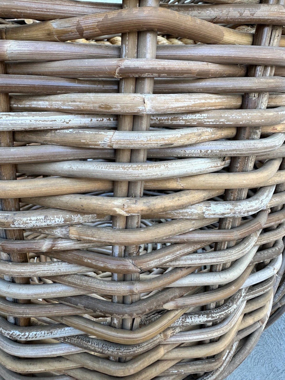 Woven Baskets with Rope Handles