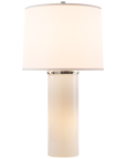 Moon Glow Table Lamp in White Glass