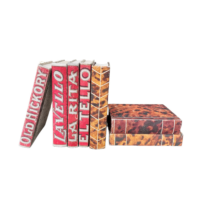 Decorative Parchment Bound Books