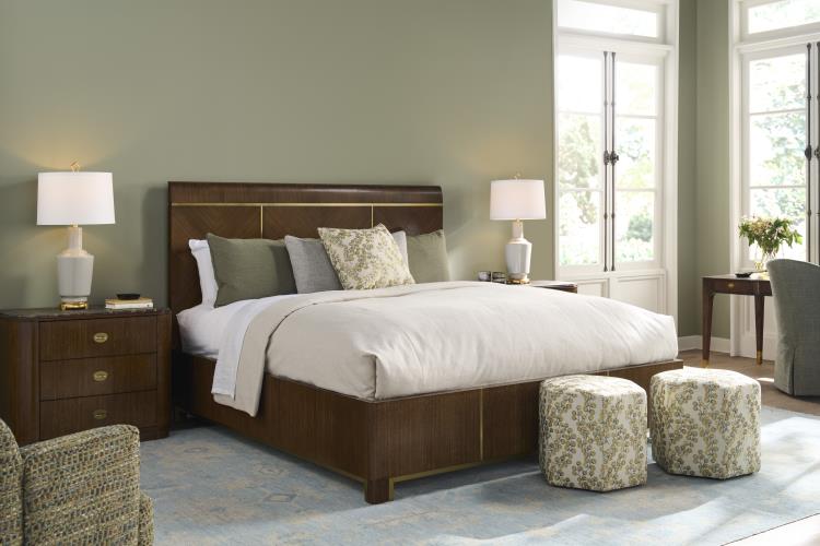 Maxwell Three Drawer Nightstand - Clove
