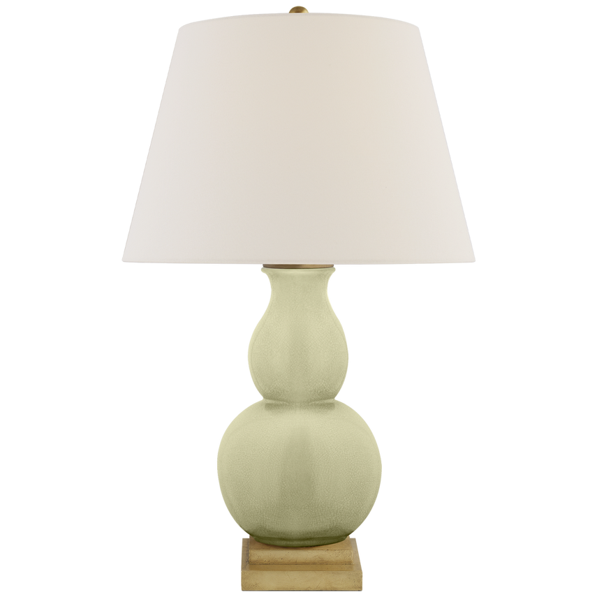 Gourd Form Small Table Lamp