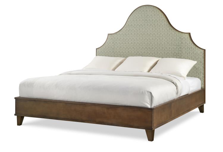 Details Lafayette Wood Trim Upholstered Ded