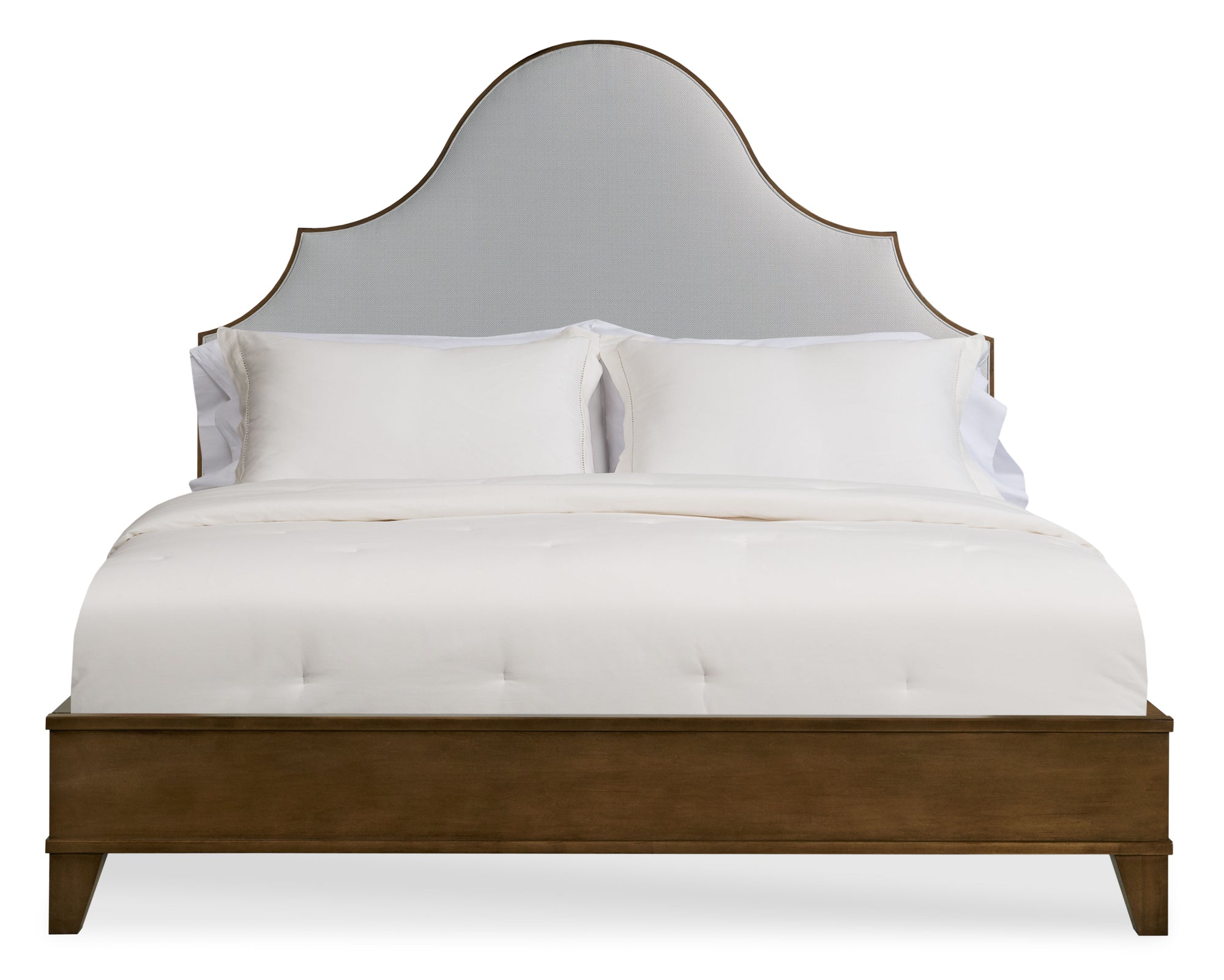 Details Lafayette Wood Trim Upholstered Ded