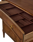 Artisan Curved Front Chest with Drawer Overlay -Ash