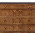 Artisan Curved Front Chest with Drawer Overlay -Ash