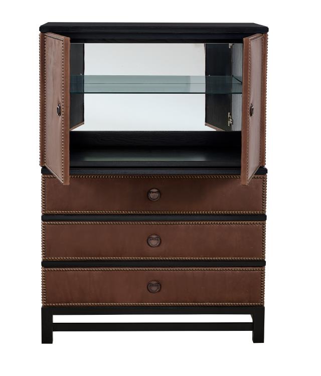 Remy 2 Door Upholstered Cabinet