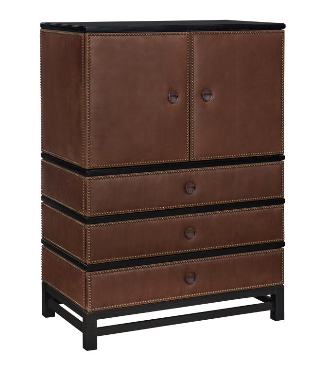 Remy 2 Door Upholstered Cabinet