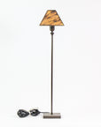 Otta Table Lamp in Bronzed Brass with Painted Shade