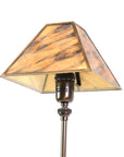 Otta Table Lamp in Bronzed Brass with Painted Shade