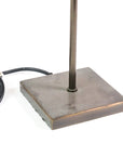 Otta Table Lamp in Bronzed Brass with Painted Shade