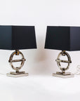 Symbolic Table Lamp Pair