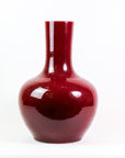 Large Straight Neck Ceramic Vase