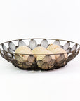 Metal Scallop Shells Low Bowl