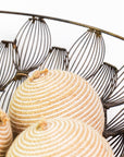 Metal Scallop Shells Low Bowl