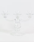 Hand Blown French Candelabra Pair