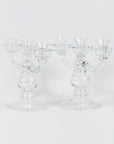 Hand Blown French Candelabra Pair