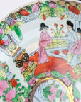 Cantonese Plate and Rosewood Stand from Private collection