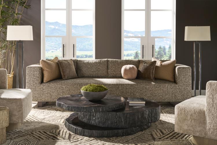 Val Verde Petrified Wood Stacked Cocktail Table