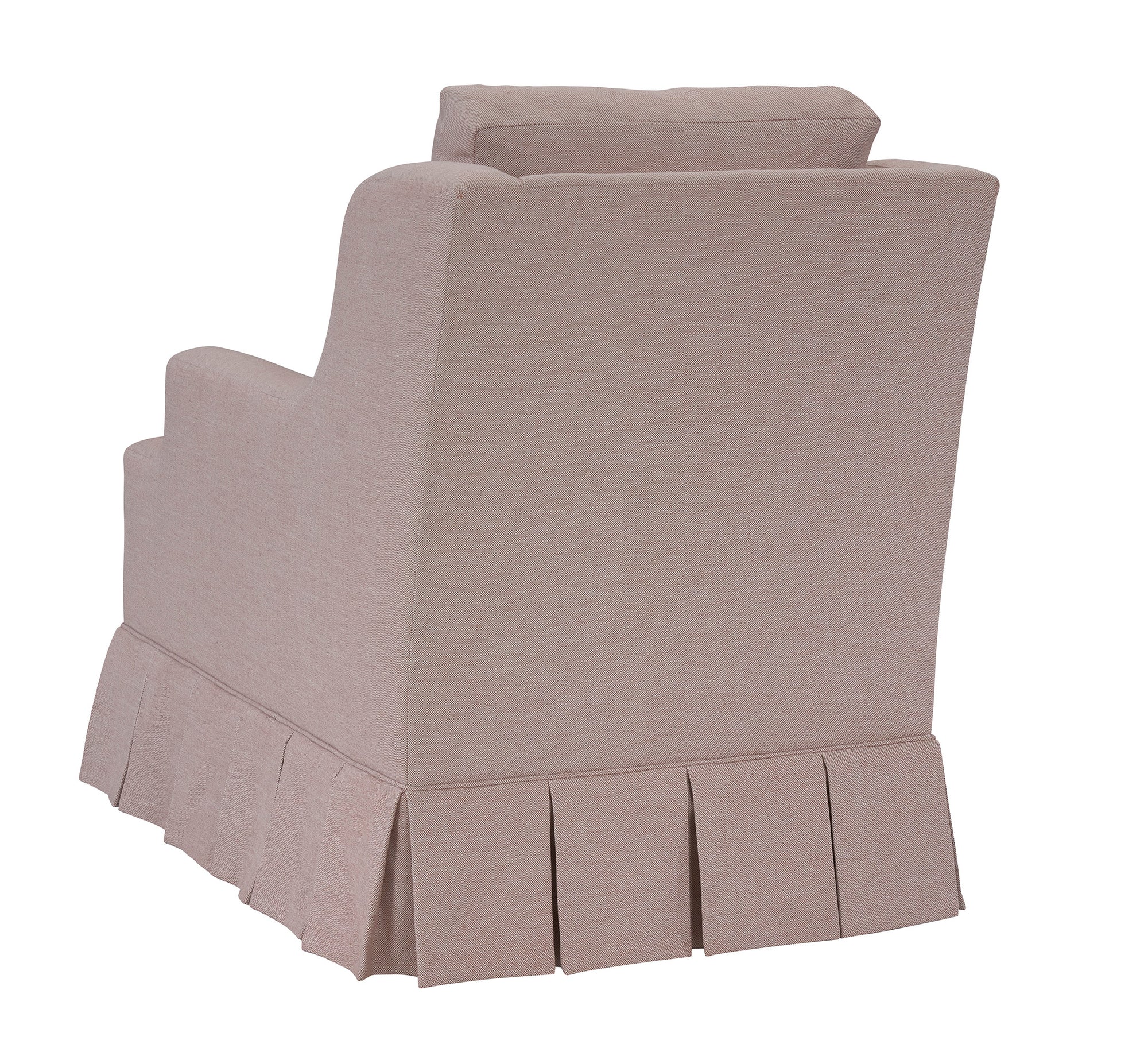 Harrison Swivel Chair - Kickpleat Skirt
