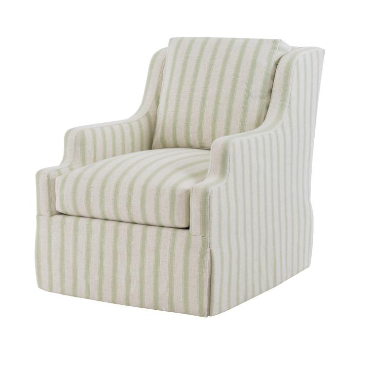 Harrison Swivel Chair - Dressmaker Skirt