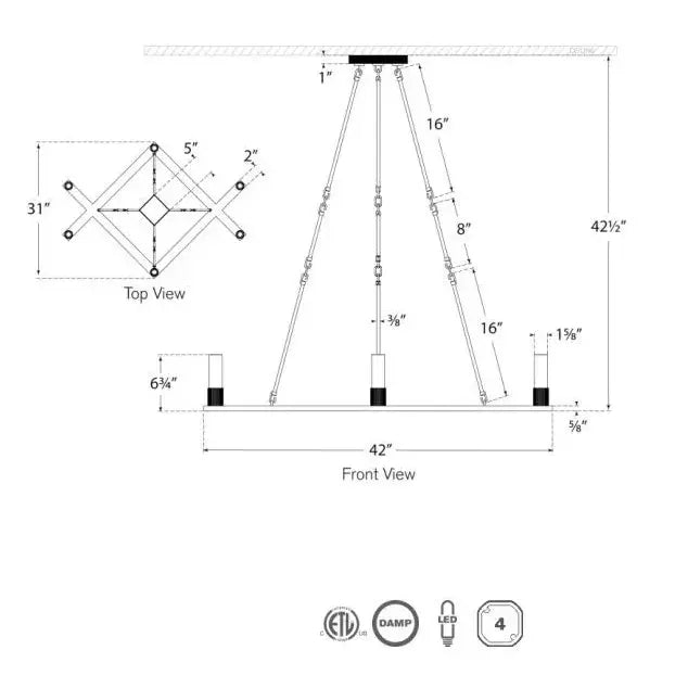 Beza Extra Large Chandelier
