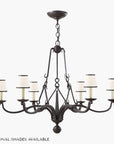 Allegra Large Two Tiered Chandelier