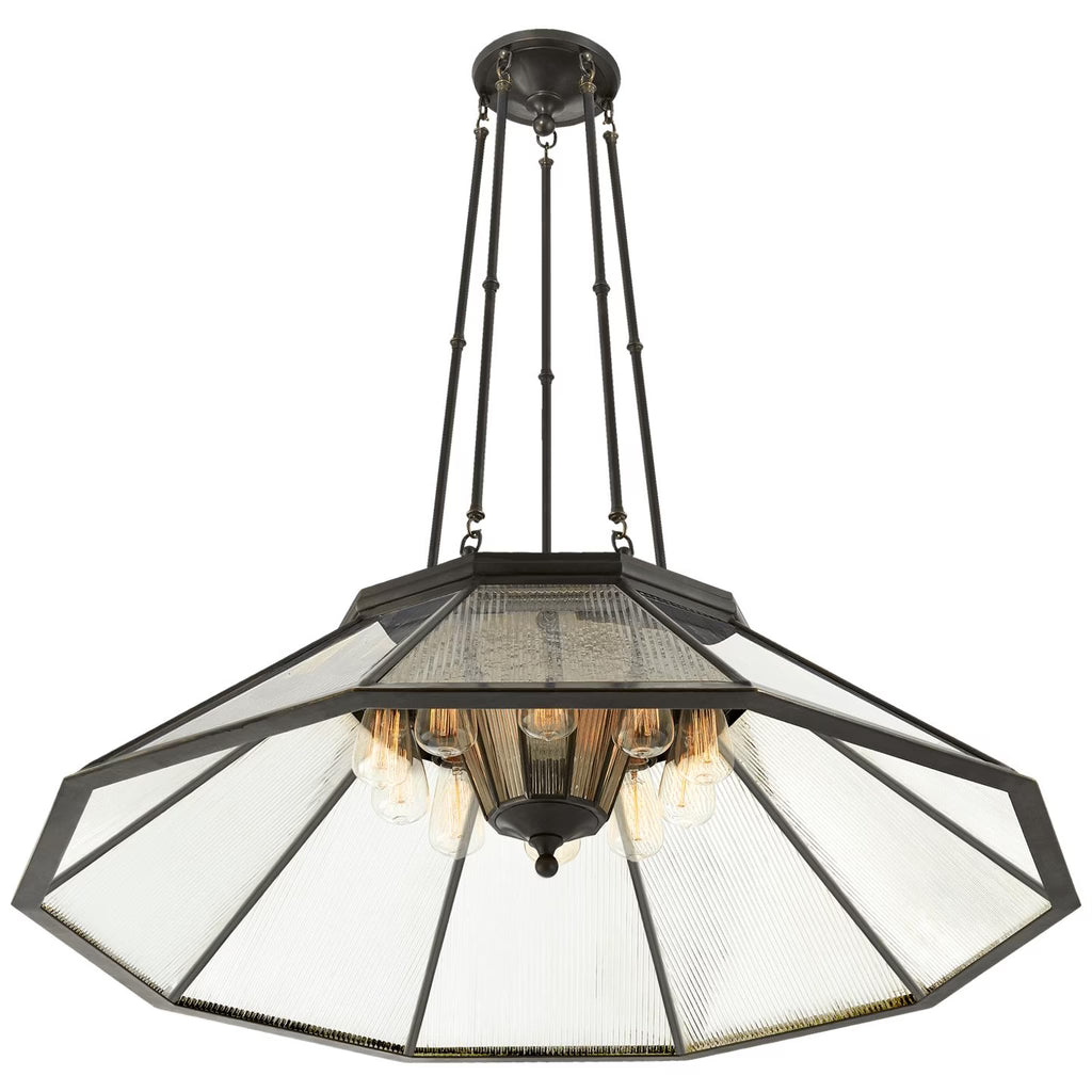 Rivington Large Ten-Paneled Chandelier