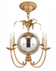 Gramercy Chandelier in Gilded Iron