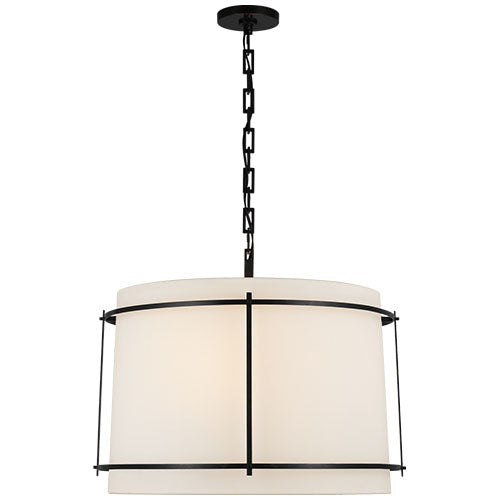 Large drum shade on sale ceiling light