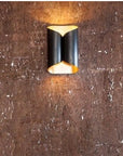 Selfoss Sconce with Brass Interior